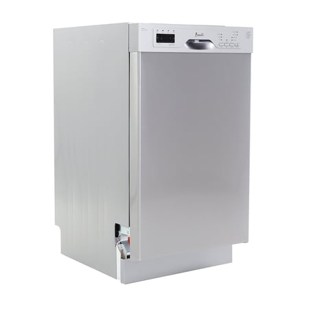 Avanti 18 in. Built In Dishwasher, Stainless Steel DWF18V3S